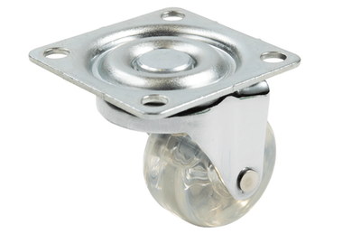 Колесо D-35 полиуретановое на подшипнике прозрачное KM Grade