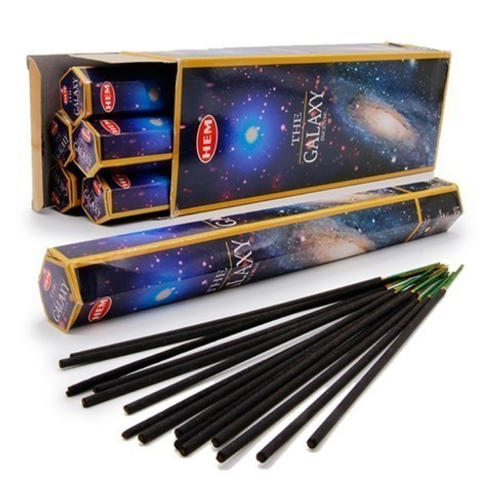 HEM Galaxy шестигранник Благовоние Галактика (мирра, бамбук, апельсин, жасмин)