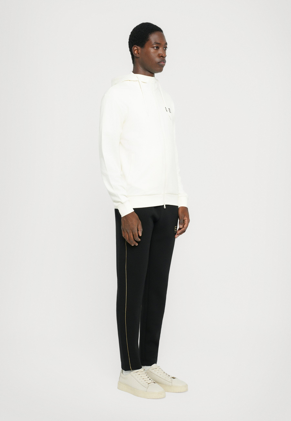 EA7 Emporio Armani UNISEX - Толстовка на молнии - ванильный лед/молоко