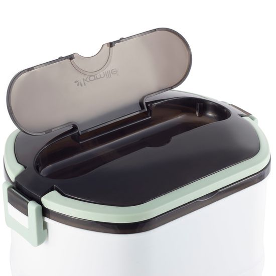 Ланч бокс 1500 мл. Kamille KM 2139 (пластик, нержавеющая сталь)