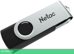 USB Flash-накопитель Netac NT03U505N-016G-30BK Black/Silver