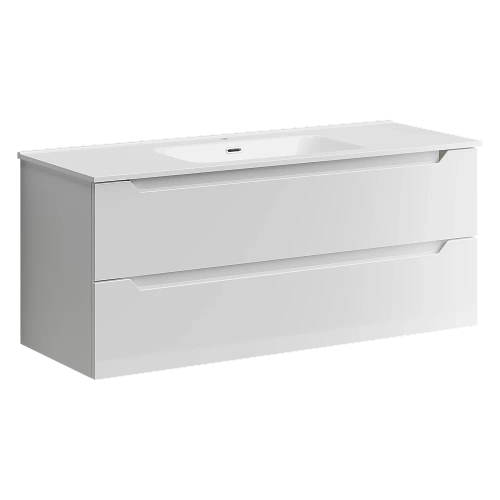 Тумба с раковиной Sancos Norma 2.0 NR2.0120-1W белый глянец