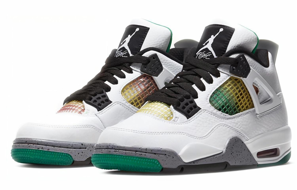 Кроссовки Jordan Air Jordan 4 Retro Lucid Green (Женская размерная сетка)