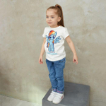 Футболка для девочек "Rainbow Dash" р.86-92, белый 6243463 (My Little Pony), 1 шт.