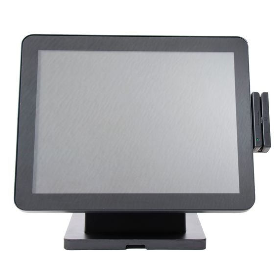 Сенсорный моноблок POScenter POS90ES (15&quot;, PCAP, J1900, RAM 4Gb, SSD 64Gb замена SSD без вскрытия корпуса, MSR) без ОС