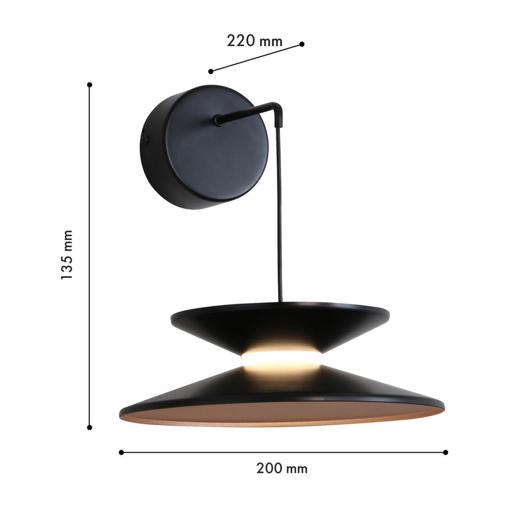 Настенный светодиодный светильник Favourite Platt 4372-1W