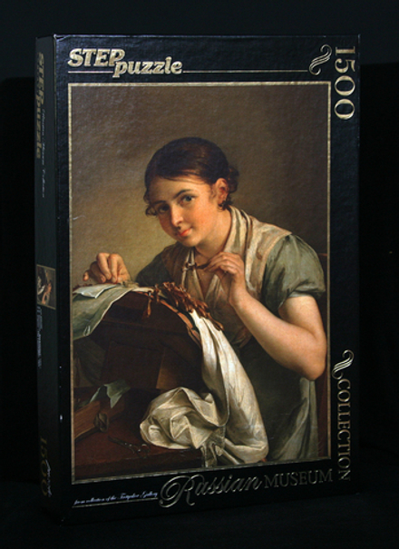 Пазл Step puzzle, "Кружевница" (Русские музеи), 1500 деталей , картонная основа, от 12 лет