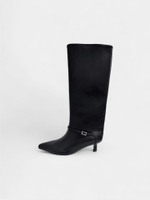 Сапоги с декоративным ремнем