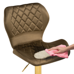 Барный стул Woodville Porch cappuccino, gold