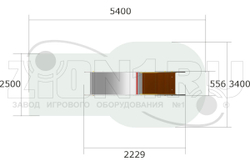 Детская горка Пароходик Г032 для игровых площадок