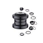 Рулевая колонка MIXIEER, 1-1/8"-1.5", безрезьбовая, EC 34 / 28.6  EC 34/30, подшипники 5/32"x20- 2шт, с якорем, высота 24.5мм, черная (50/100)