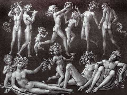 Gaston Goor (1902-1977) - эротическое искусство французского художника