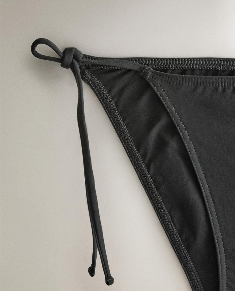 ZARA HOME ОДНОТОННЫЕ ПЛАВКИ-БИКИНИ, ЧЕРНЫЙ