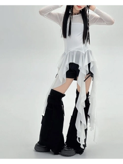 Лонгслив с воланами