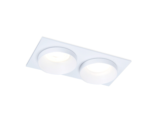 Встраиваемый точечный светильник TN170/2 WH белый GU5.3 175*92*40