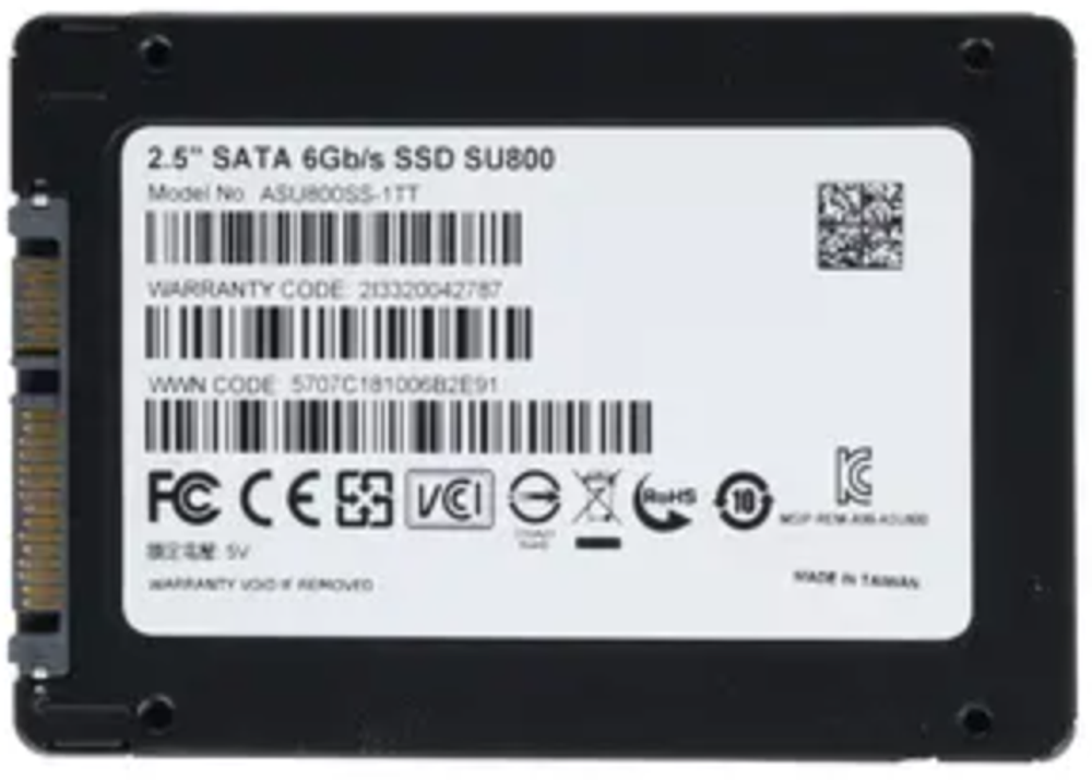 Накопитель SSD 2.5'' ADATA ASU800SS-1TT-C 1024 ГБ