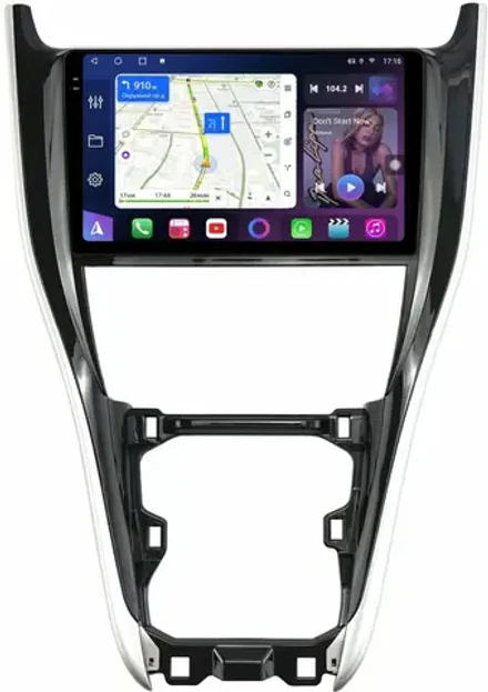 Магнитола для Toyota Harrier 3 XU60 2017-2020 (большая рамка) - FarCar 9534F3 на Android 13, 2K QLED, TS10, CarPlay, 4G SIM-слот