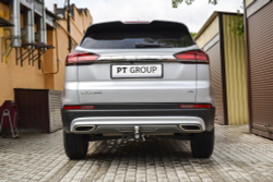 Фаркоп с унив. электрикой Smart, съемный квадрат, для GEELY Atlas Pro 2021- (паспорт и сертификат) ПТ ГРУПП.GEA-21-991122.00