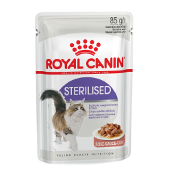 Royal Canin Sterilised 85 г соус - консервы (пауч) для стерилизованных кошек (кусочки)