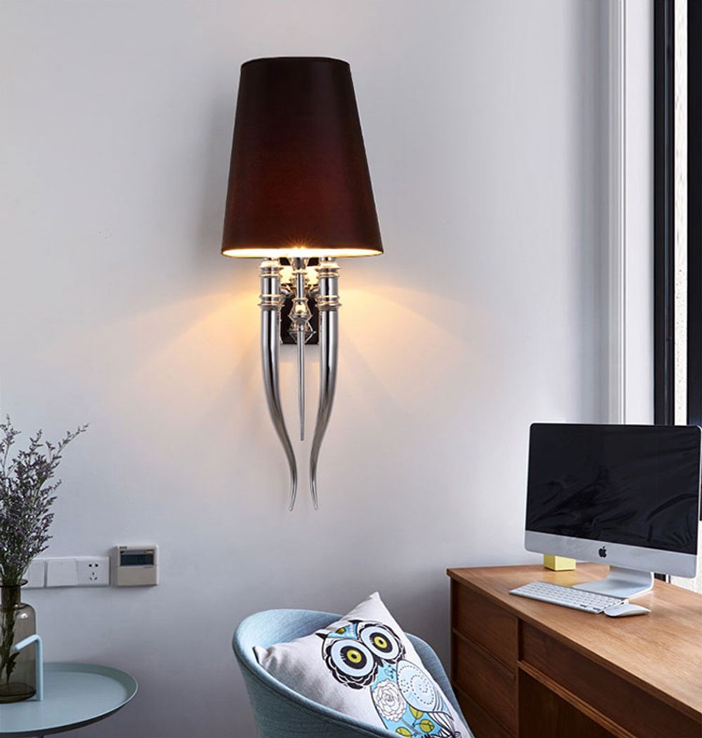 Настенный Светильник Crystal Light Brunilde Ipe Cavalli H92 Silver/Black By Imperiumloft