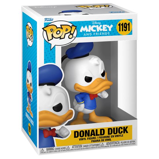 Фигурка Funko POP! Disney Mickey and Friends Donald Duck (1191) 59621 / Фигурка Фанко ПОП! по мотивам вселенной "Disney", Дональд Дак