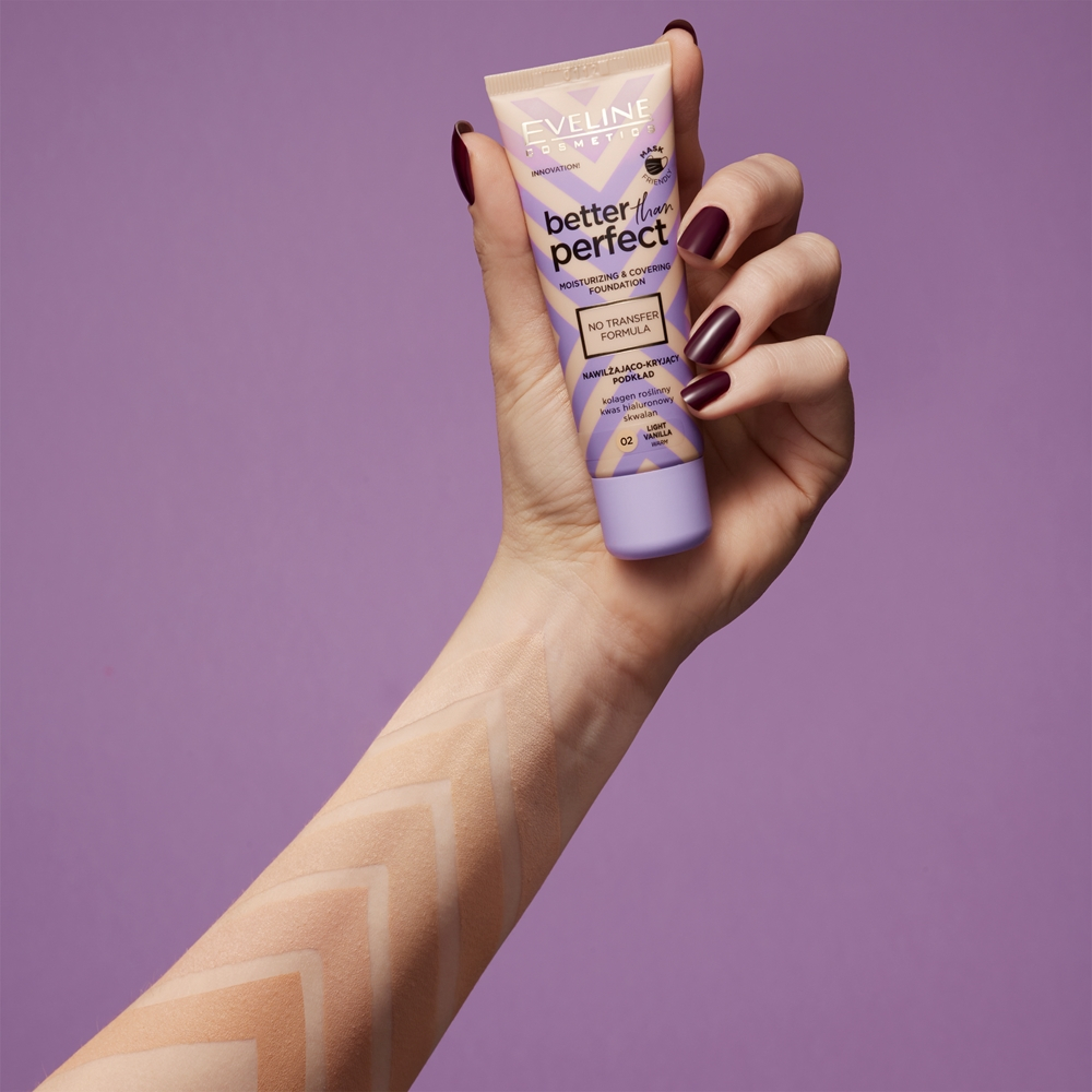 Eveline Cosmetics Better than Perfect - Тональная основа с увлажняющим действием оттенок 01 Ivory Neutral, 30 ml