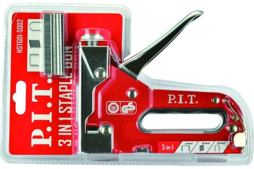 Механический степлер P.I.T. скобы: 10-12 мм, 4-14 мм, гвозди: 10-14 мм HSTG01-S002