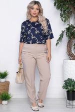 Брюки Прайм (бежевые) Б10720 LT Collection