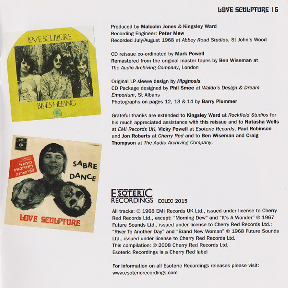 Love Sculpture / Blues Helping (CD)