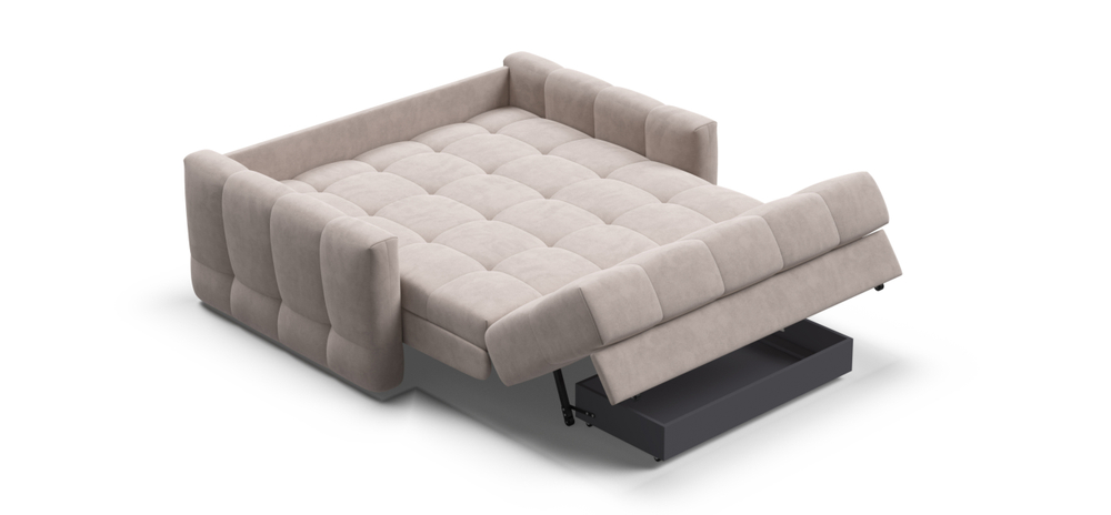 Диван Босс Слип 140 Велюр Монолит Латте