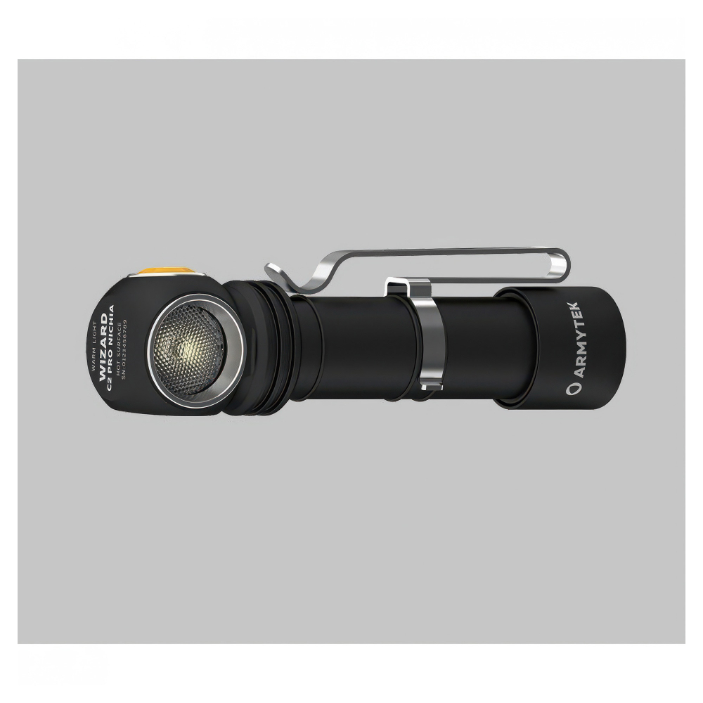 Налобный фонарь Armytek Wizard C2 Pro Nichia (теплый свет) — цветовая температура 4500K, комфортная для глаз и точная для профессиональных задач.