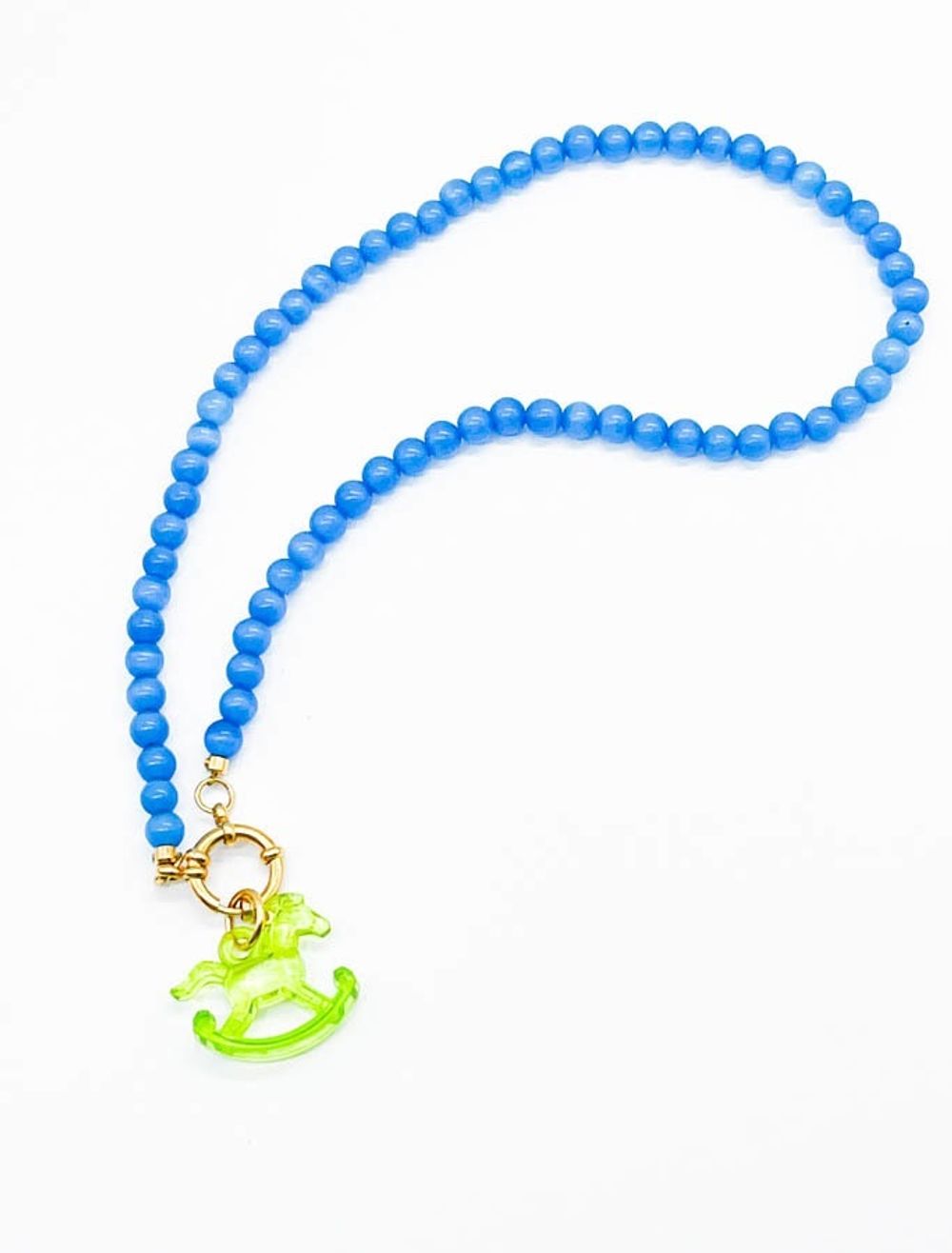 Чокер из камня Cat Eye 6 мм