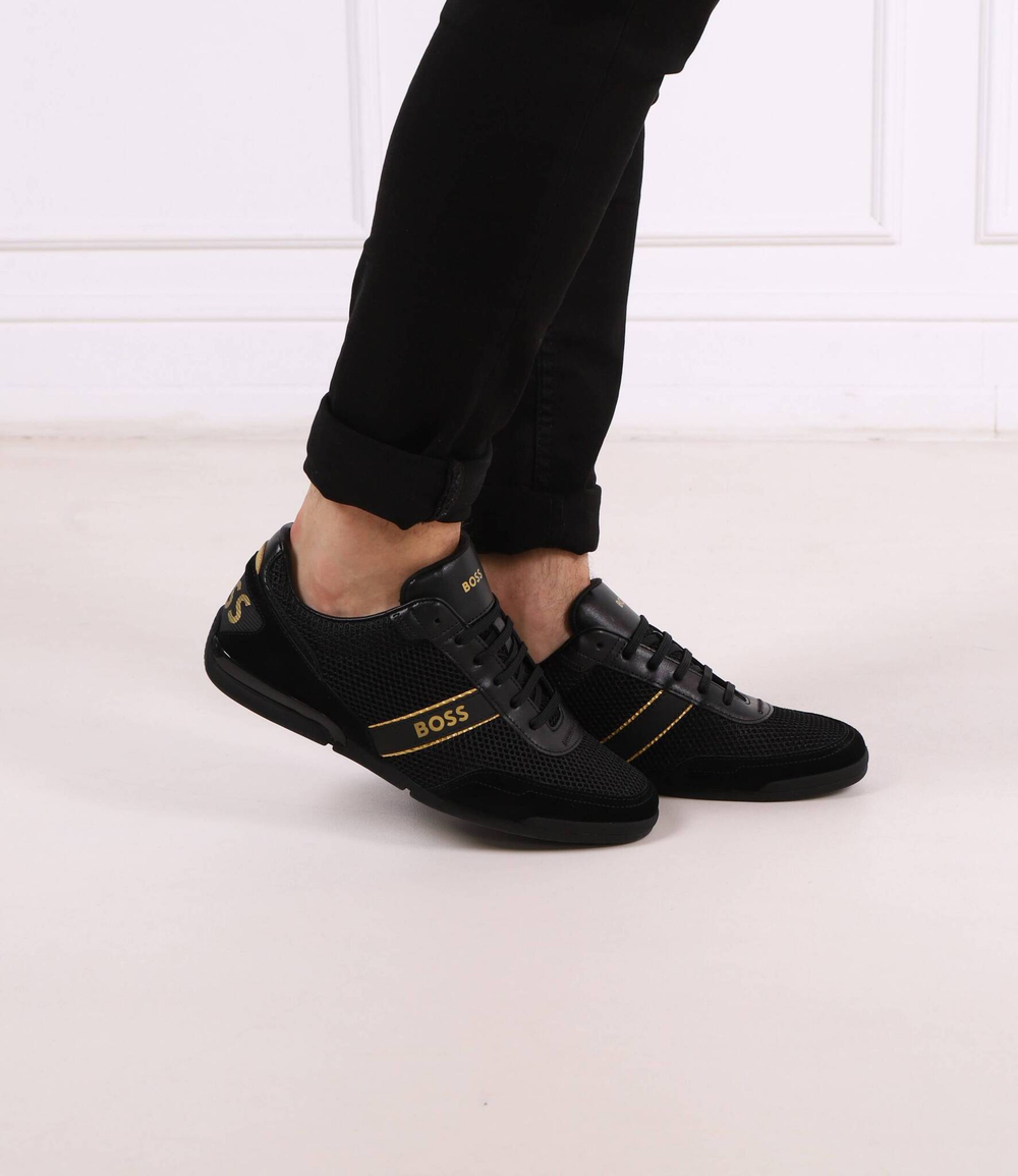 Кроссовки Saturn_Lowp_merb BOSS BLACK - черный(50493233)