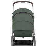 Детская прогулочная коляска Joolz Aer 2 с бампером и реверсивным блоком Forest Green