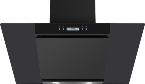 Кухонная вытяжка MAUNFELD Gloria 90 черный\черное стекло