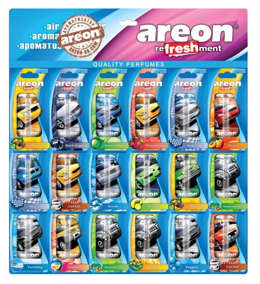 Ароматизатор подвесной гелевый Areon Liquid/ассорти