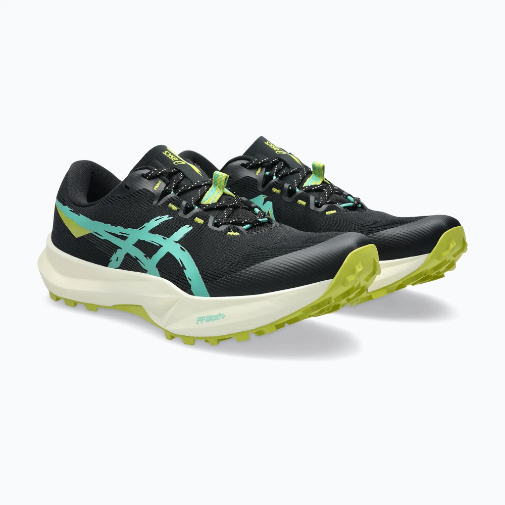 Кроссовки для бега ASICS Fuji Lite 6 black/aurora green
