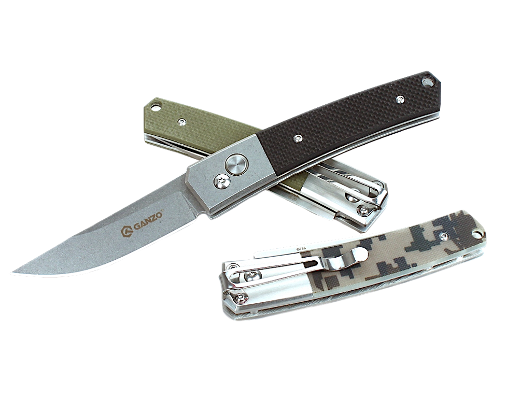 Нож Ganzo G7362 440C Выкидной с фиксацией * -