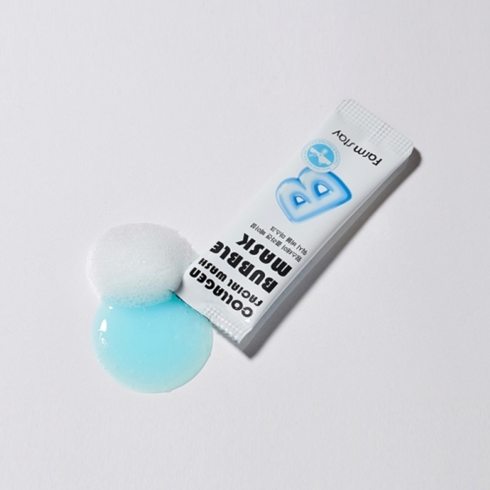 FARMSTAY Пузырьковая маска с коллагеном Collagen Facial Wash Bubble Mask