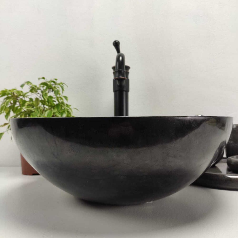 Раковина из мрамора Bowl Black Small BM-61094 40*40*15