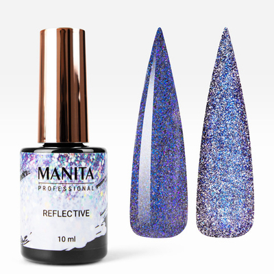 Manita Multichrome Reflective Гель-лак Хамелеон светоотражающий с юки №09,  10мл