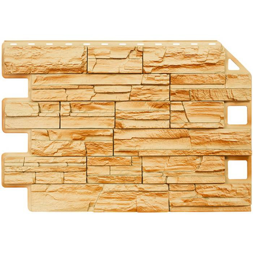 Панель фасадная Royal Stone Скалистый Камень Буффало 905х620 мм