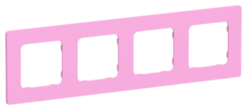 FLITE Рамка 4-местная РУ-4-К-ФлПр пурпурный IEK