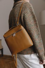 Backpack TRIUMPH mustard color