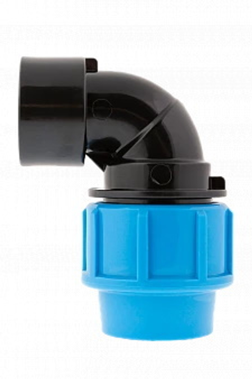 Отвод ПНД комбинированный с внутренней трубной резьбой 32х1”