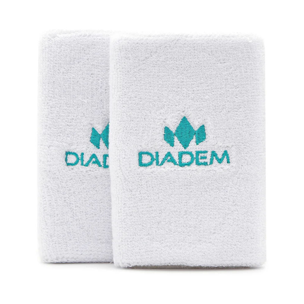 Напульсники DIADEM Logo 5, WRBAND-DBL-WH, белые
