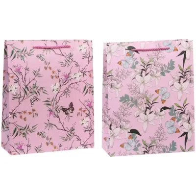 Пакет подарочный «Луговые цветы» 26*32*10 см, микс