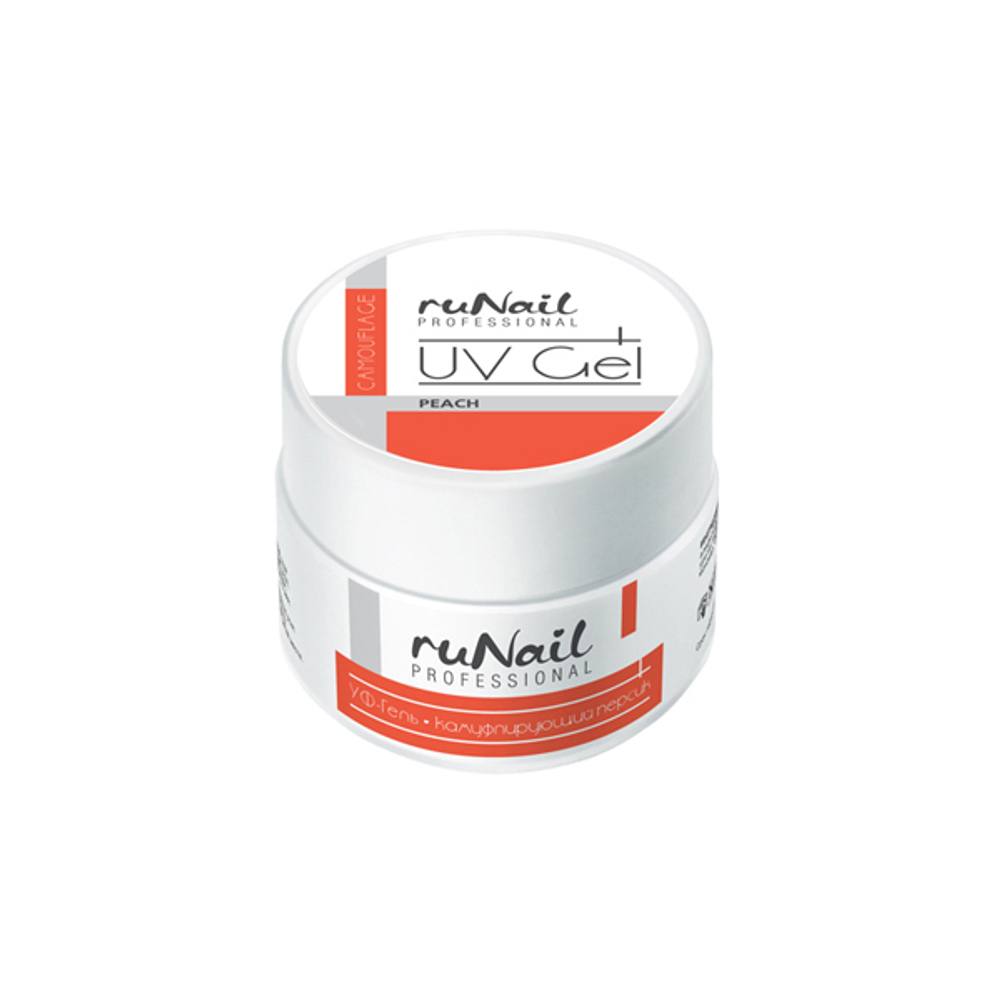 Камуфлирующий УФ-гель RuNail Арт.0920 персиковая нежность 15 г