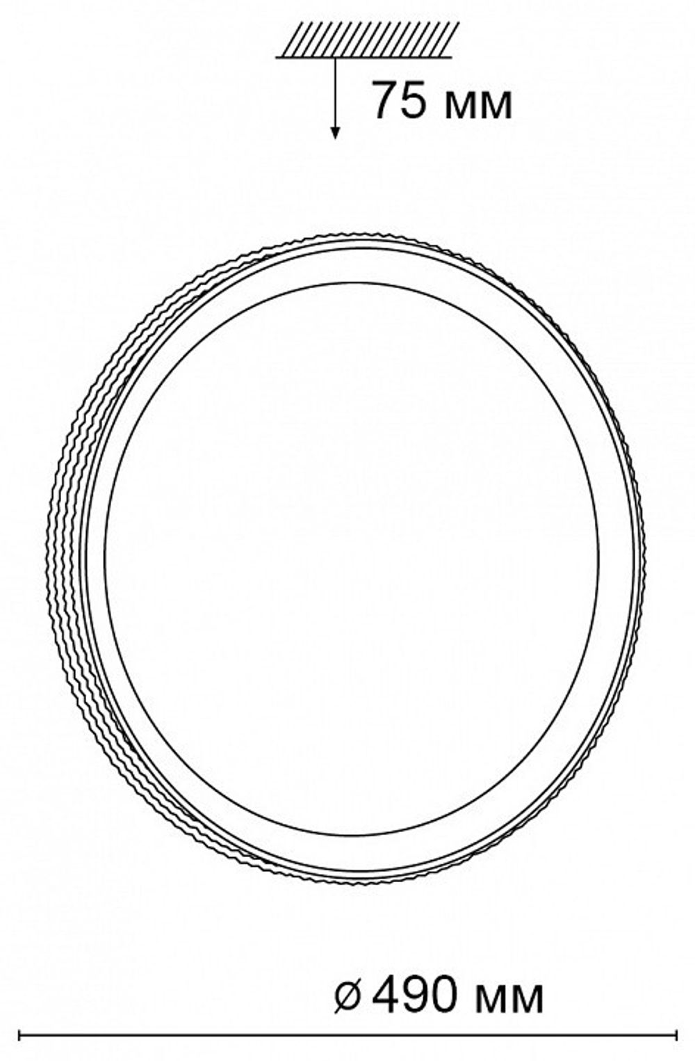Накладной светильник Sonex Shiny 3054/EL
