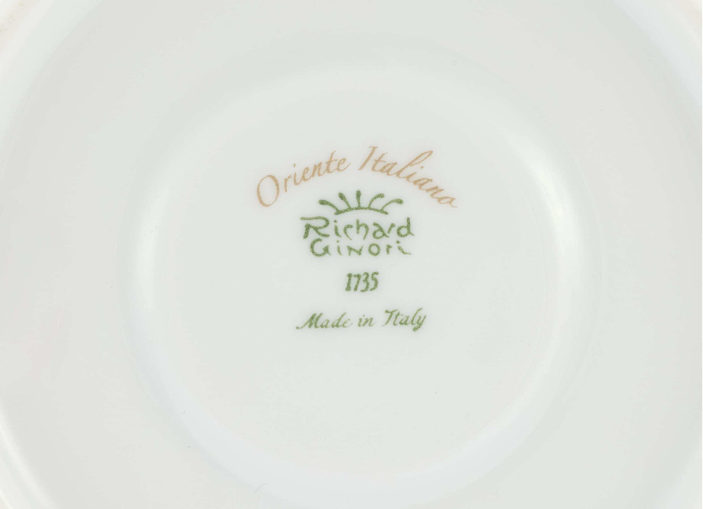 Кофейная чашка с блюдцем Oriente Italiano Meringa (120 мл)